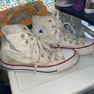 white high top chucks